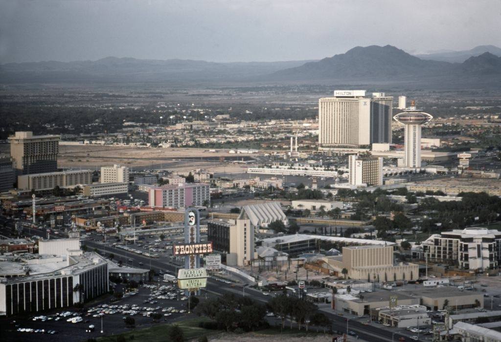#8 A view of the Las Vegas Strip (Boulevard) in October 1977.