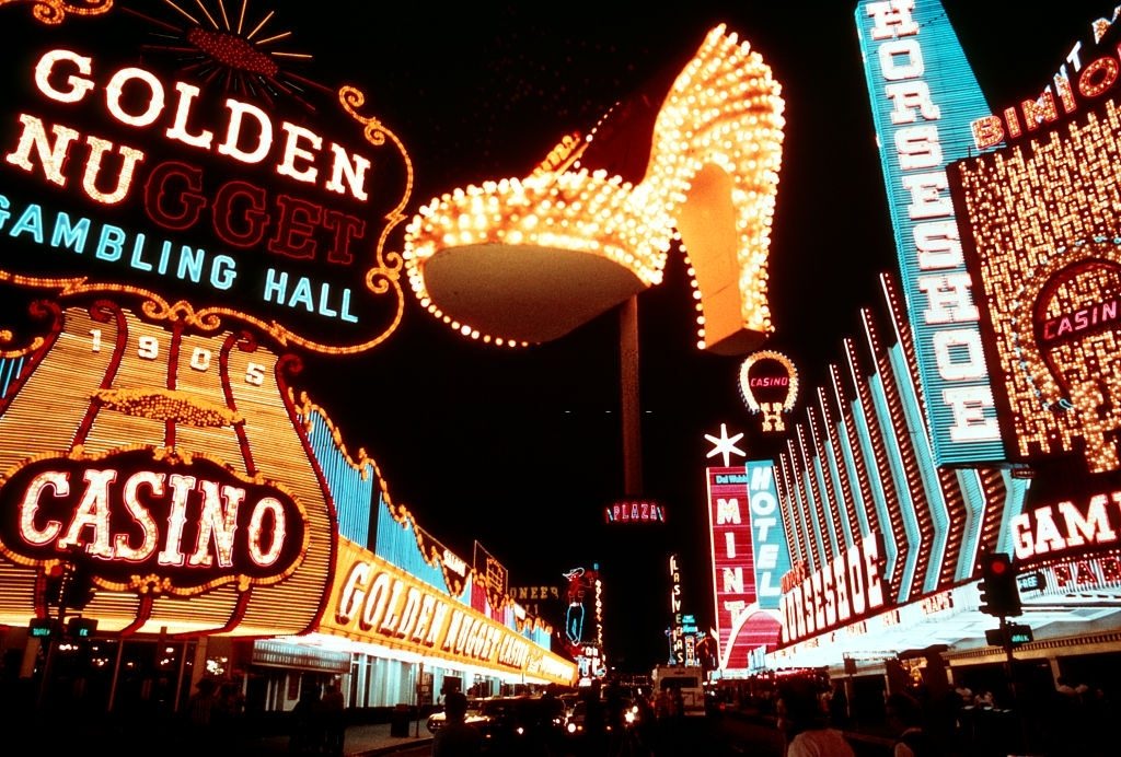 #9 Fremont Street, Downtown Las Vegas, 1973.