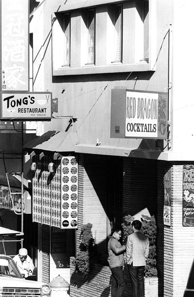 #36 Tong’s Restaurant, one of the many chinese restaurants in Chinatown, San Francisco, 1970.