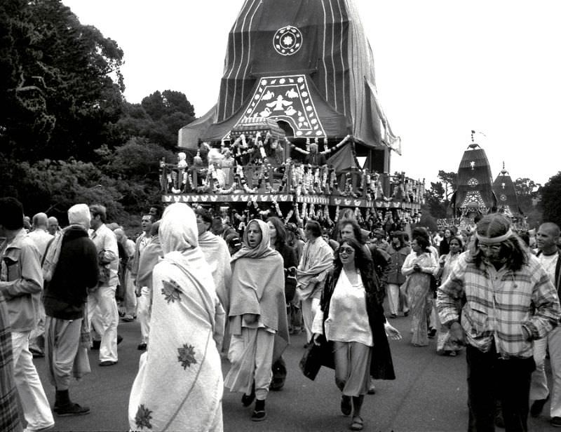 #22 Annual Hare Krishna gathering, Golden Gate Park, San Francisco, 1977