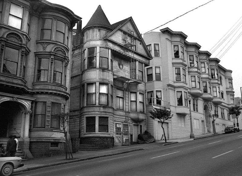 #8 Fell Street between Fillmore and Steiner, Western Addition district, San Francisco, 1979