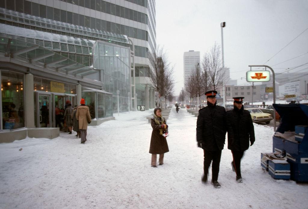 #1 Snowy Toronto Street, 1974.