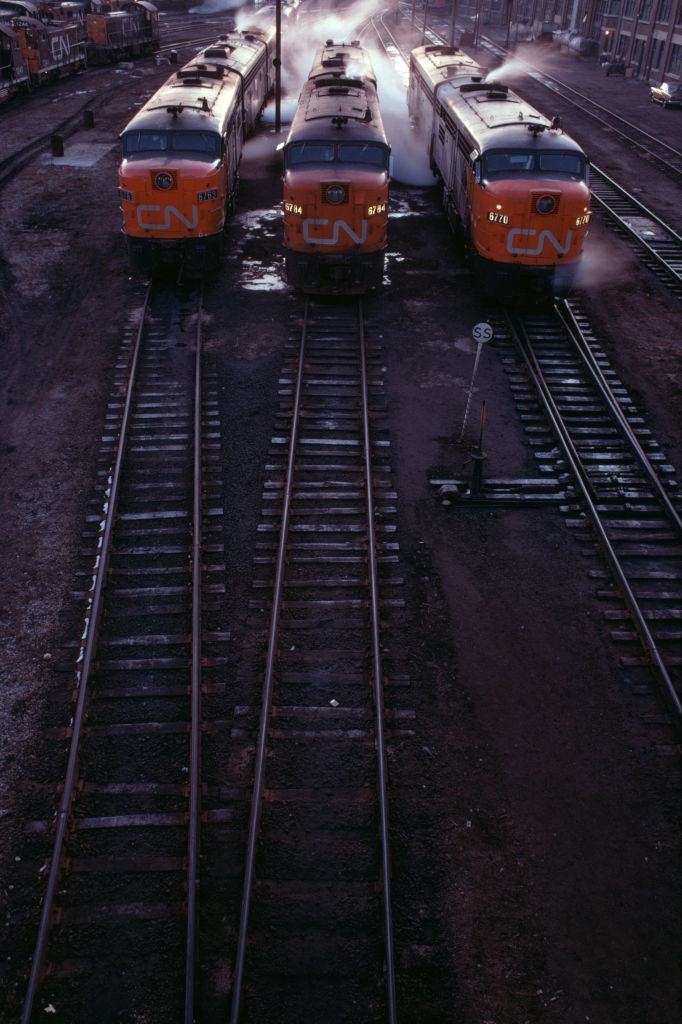 #5 Railways and trains in March 1974 in Toronto.