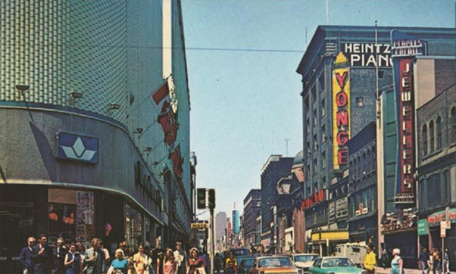 #60 Another postcard, this one of Yonge Street