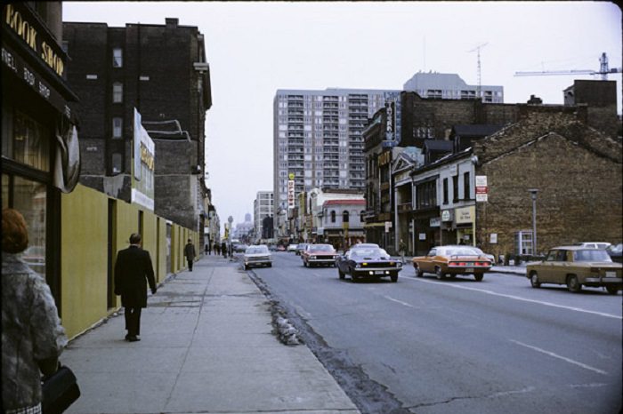 #65 Approaching Yonge and Bloor (ca. 1971).