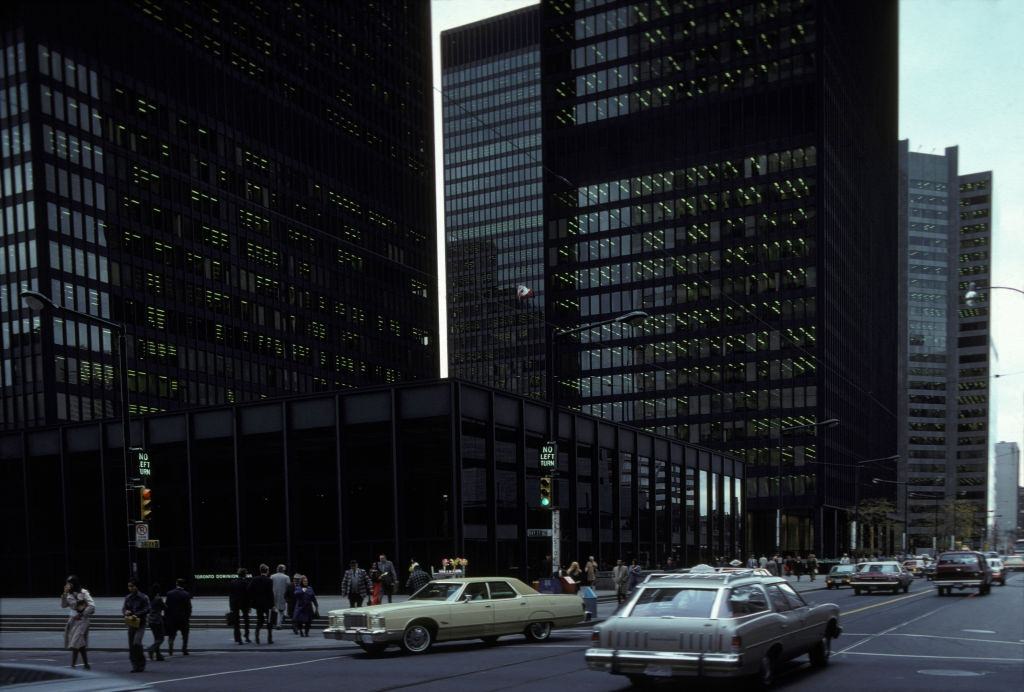 #19 View of Queen Street West in Toronto, 1975.