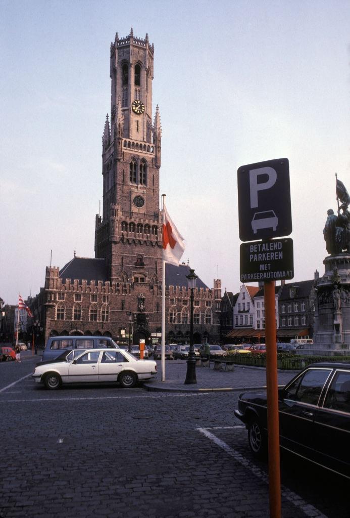 #33 Belfry Tower in Bruges, Belgium, May 1981.