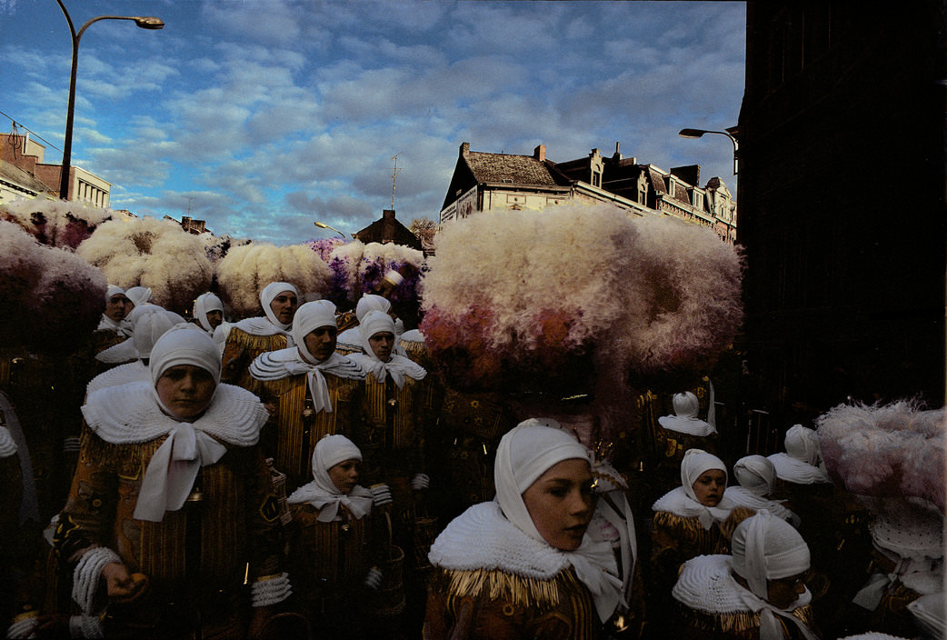 #67 Town of La Louvière, Province of Hainaut, 1981. “Gilles” carnival.