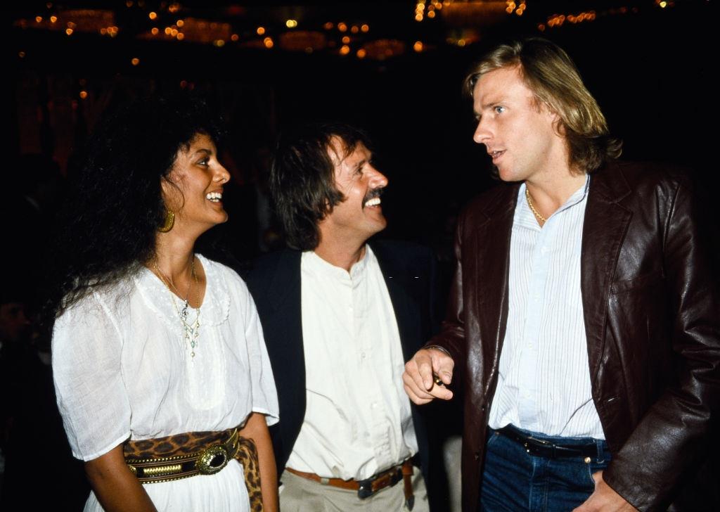 #52 Suzie Coelho, Sonny Bono and Bjorn Borg attending the 11th Annual Alan King Pro-Celebrity Tennis Classic Party’ on April 23, 1982 at Caesars Palace in Las Vegas