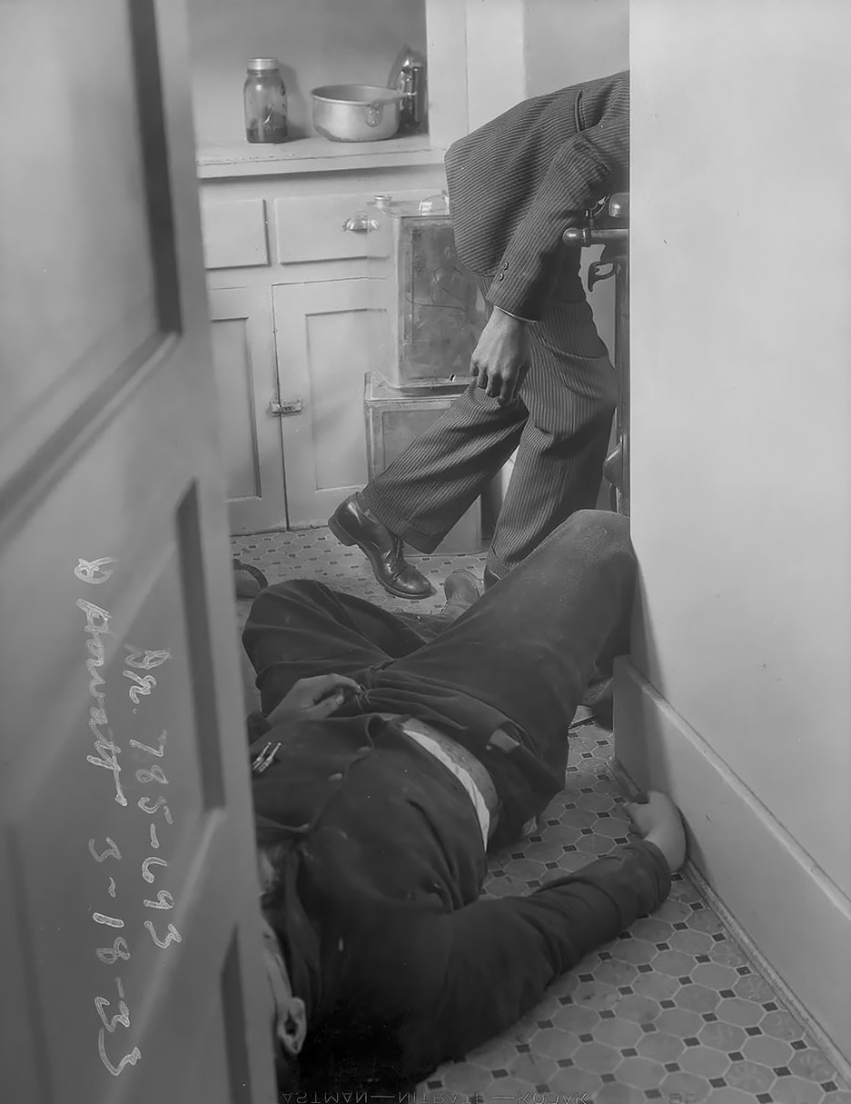 Vintage Crime Scene Photos from the Los Angeles Police Department Archives Weird