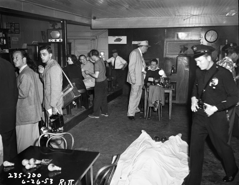 Vintage Crime Scene Photos from the Los Angeles Police Department Archives Weird