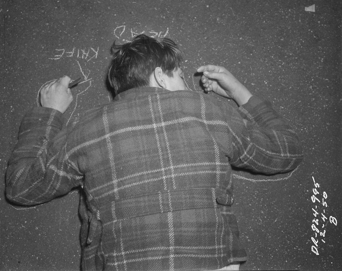 Vintage Crime Scene Photos from the Los Angeles Police Department Archives Weird