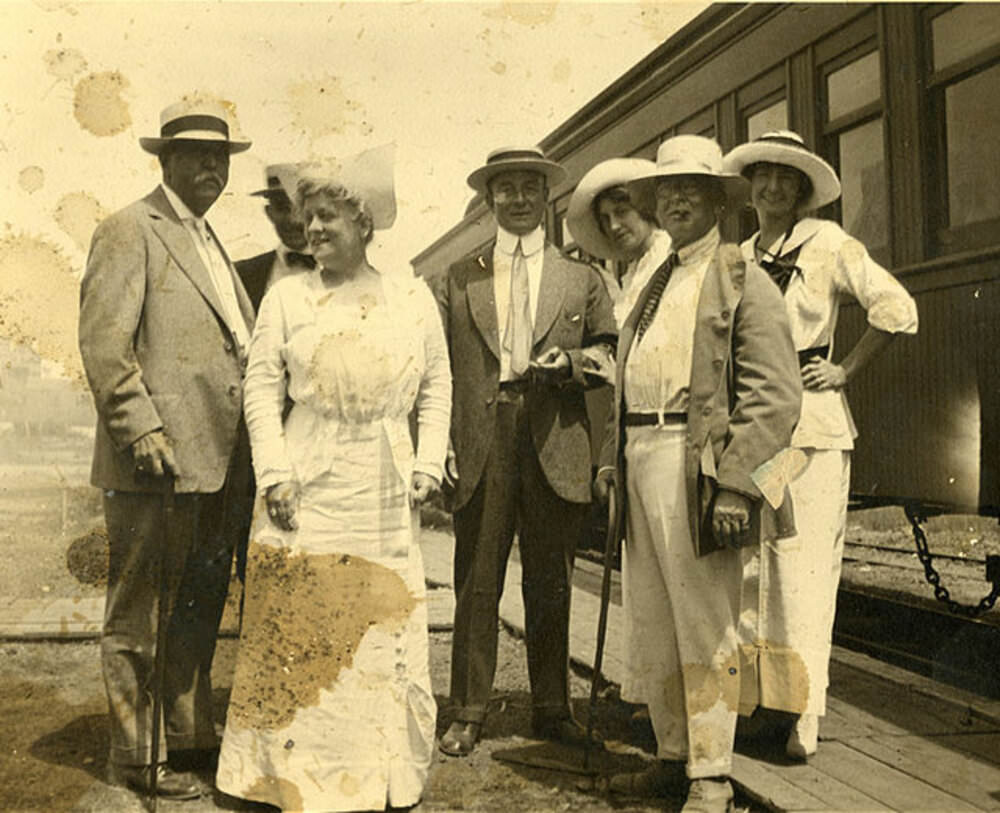 #24 Digby Bell at the train station, Denver, 1900