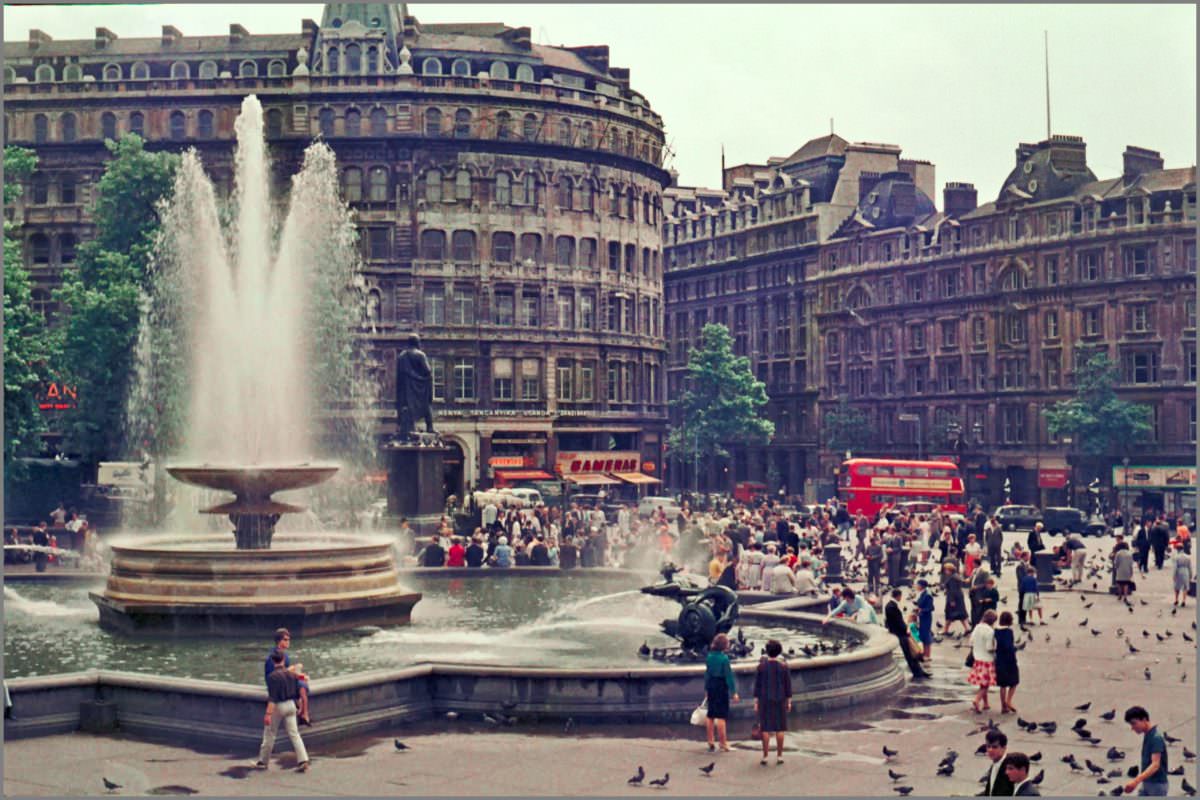 #13 Trafalgar Square & Northumberland Ave. July 1962