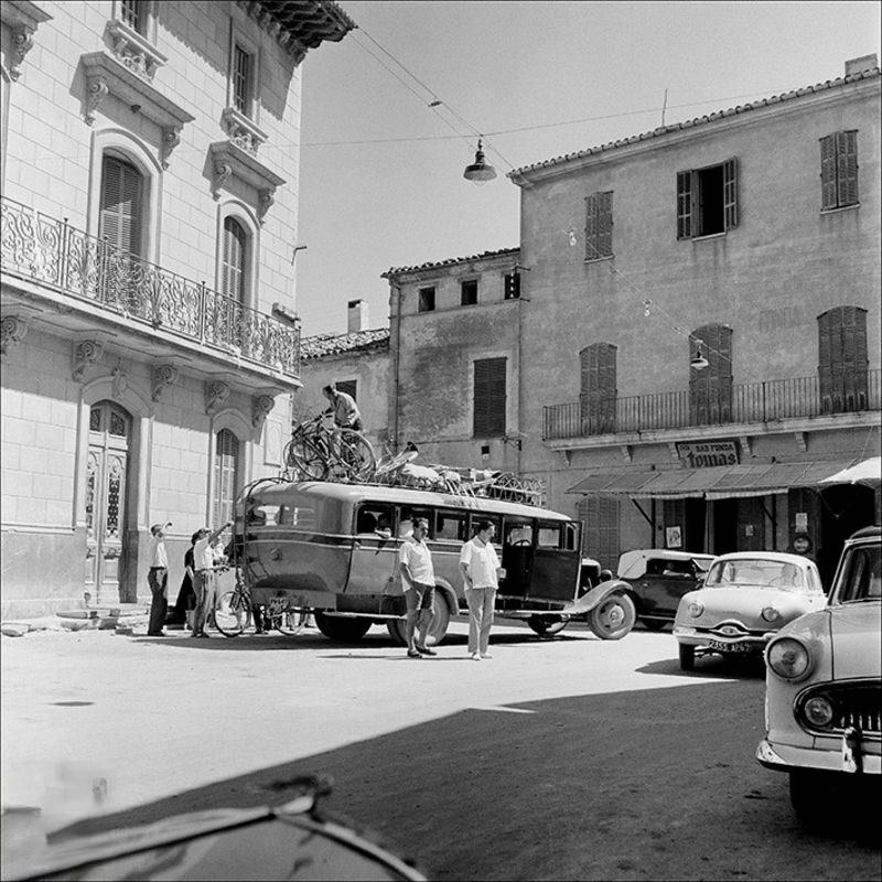 #20 Men and cars on a street in Alcudia, 1956