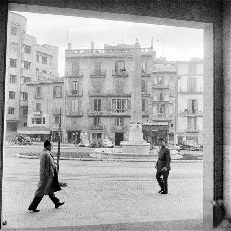 #48 Two men playing their bagpipe and drum, 1957