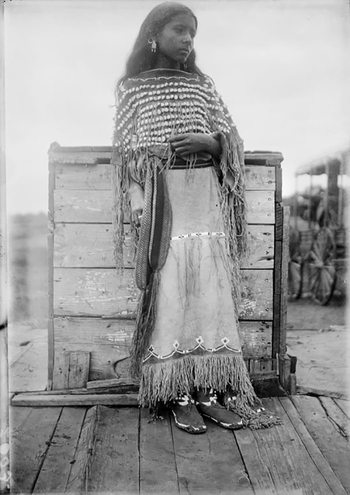 #5 A Kiowa Girl, 1892