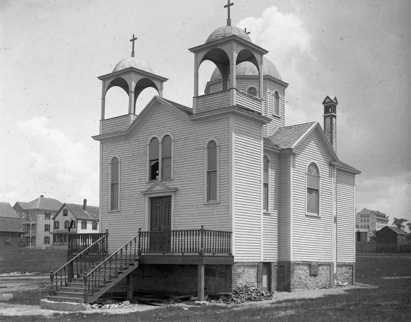 #26 “Greeks Observe Christmas Tomorrow in Accordance With Julian Calendar Adopted AD 321” – Greek church at Oxford, 1914