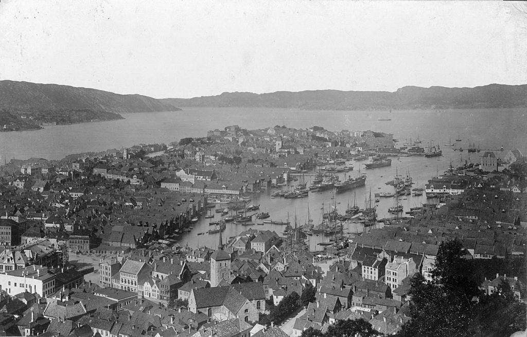 #4 A view of Bergen, 1955