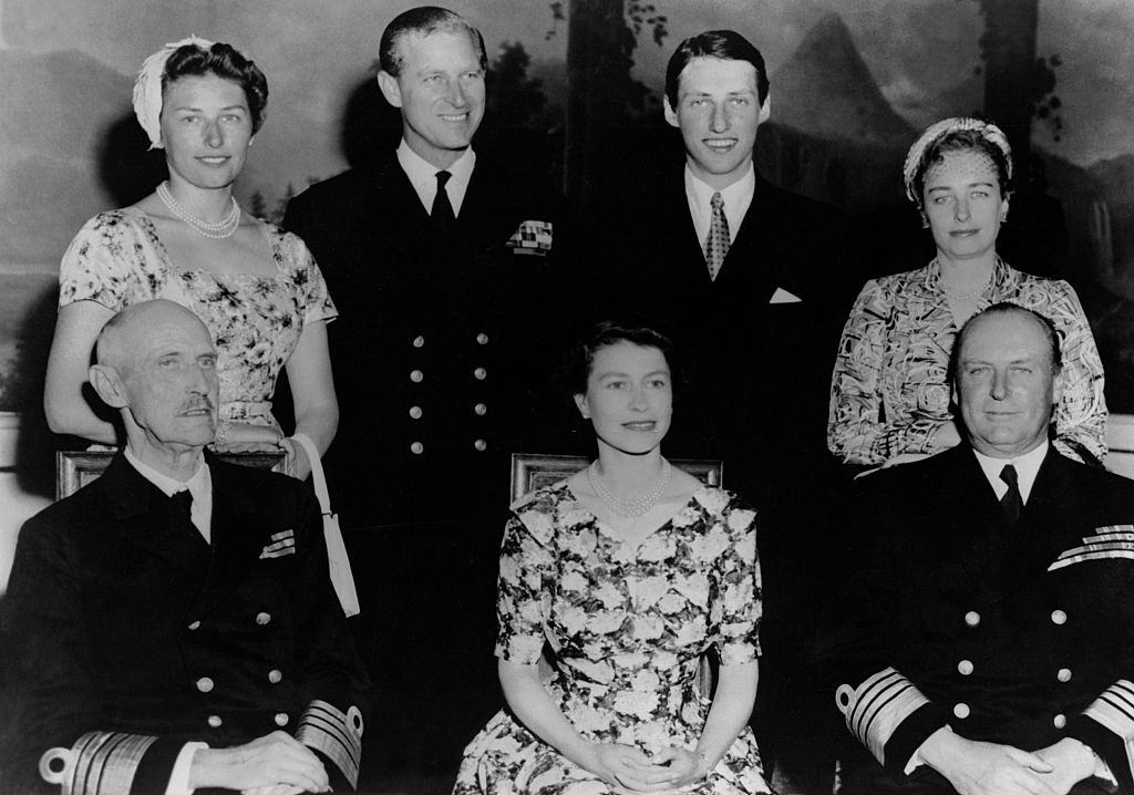 #47 Queen Elizabeth during an official visit in Norway with King Haakon VII, 1955