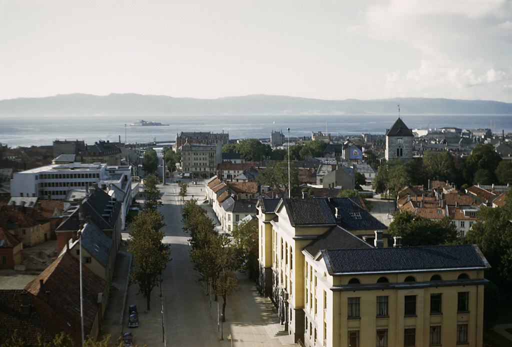 #62 Trondheim in Norway. View from the Cathedral