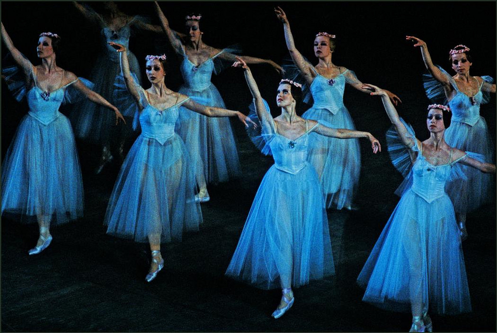 #42 Ukraine ballet company performance onstage at the Odessa theatre and opera house.