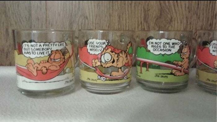 #16 McDonald’s Garfield mugs