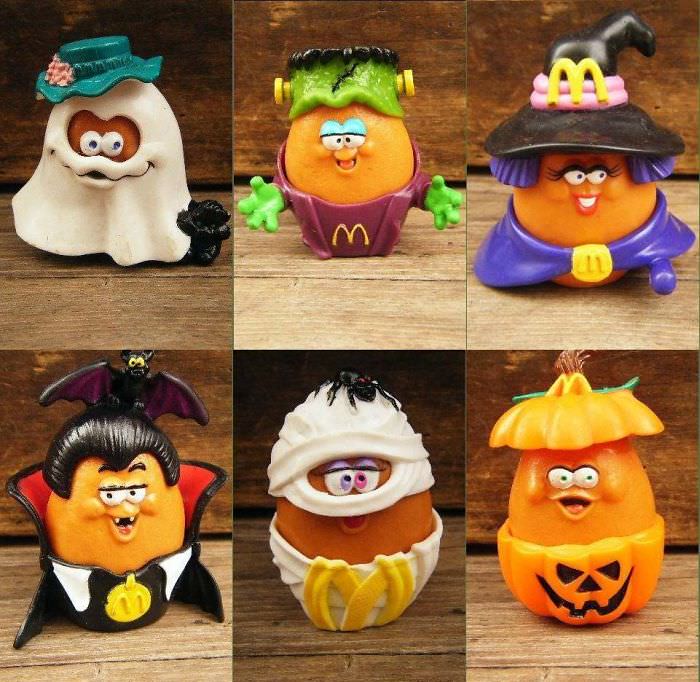 #19 These Mcdonalds Halloween Chicken Nugget Toys