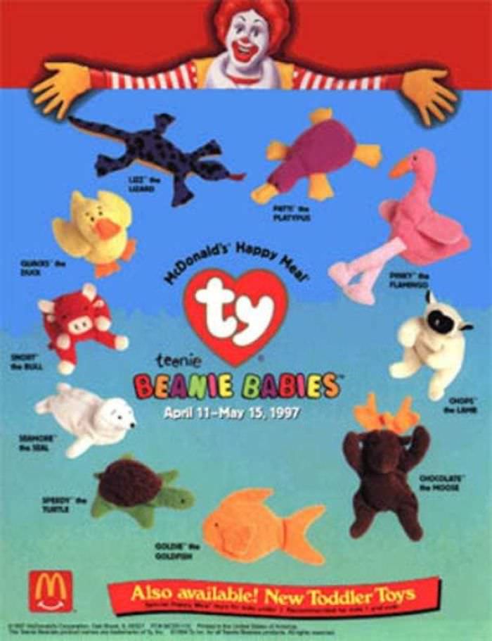 #23 McDonald’s Teenie Beanie Babies