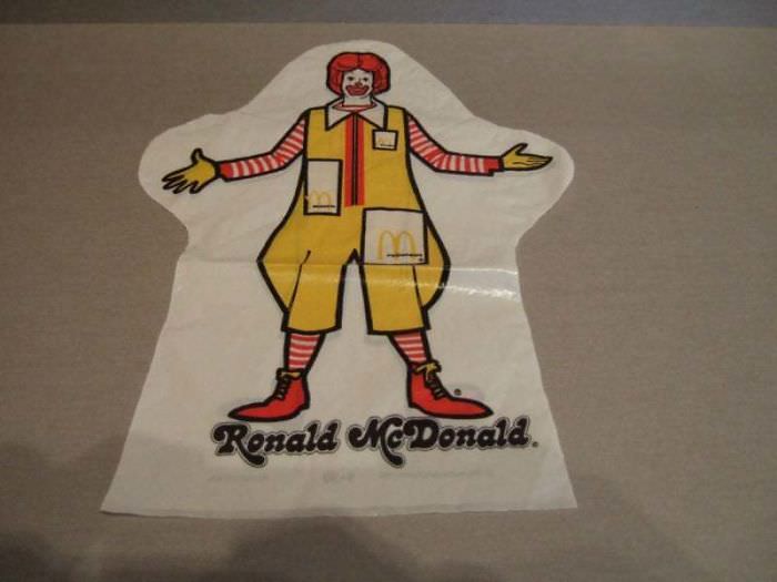 #24 Ronald Mcdonald Hand Puppet from ’76