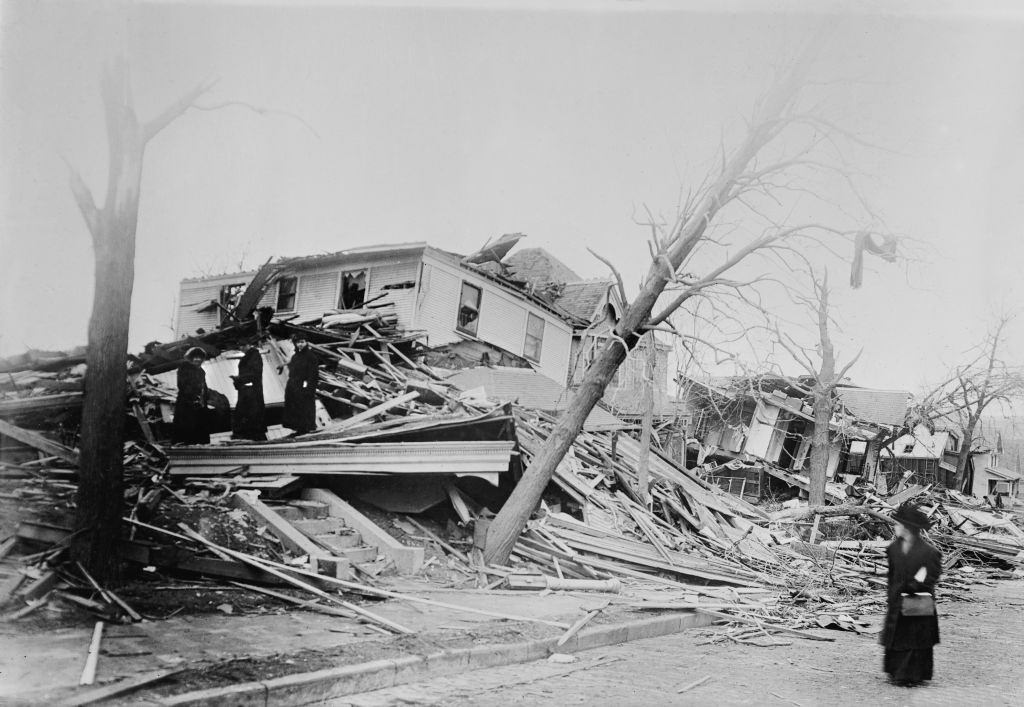 #13 Tornado Destruction, Omaha, Nebraska, March 1913.