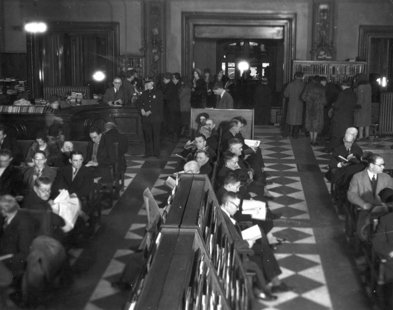#12 Over the years the library wasn’t able to accommodate all the readers.