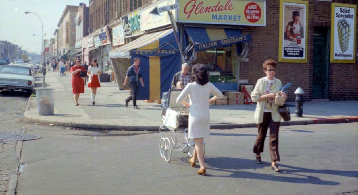 #24 Myrtle Avenue and 68th Street, Glendale, Queens, 1960s.
