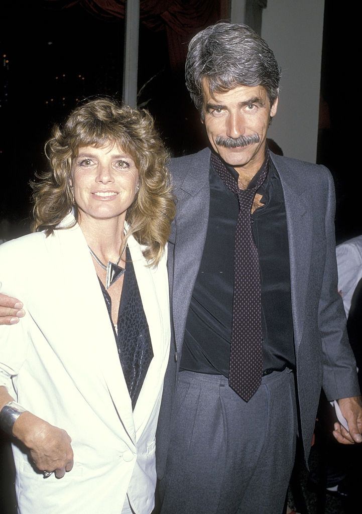 #10 Sam Elliott and Katharine Ross at the “Wrap-Up Party for the First Season of ‘The Colbys'” on April 13, 1986