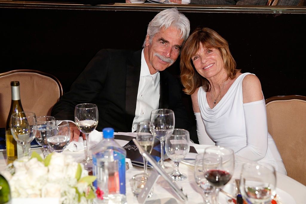 #28 Sam Elliott and Kathrine Ross at The Beverly Hilton Hotel, 2015.