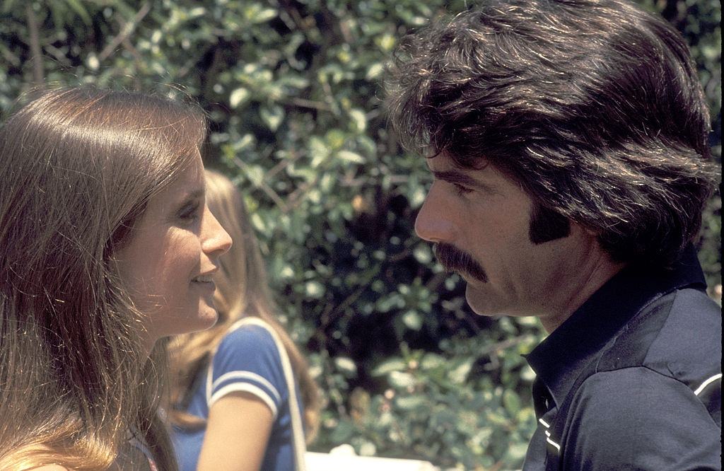 #19 Sam Elliott with Melissa Newman, 1977.