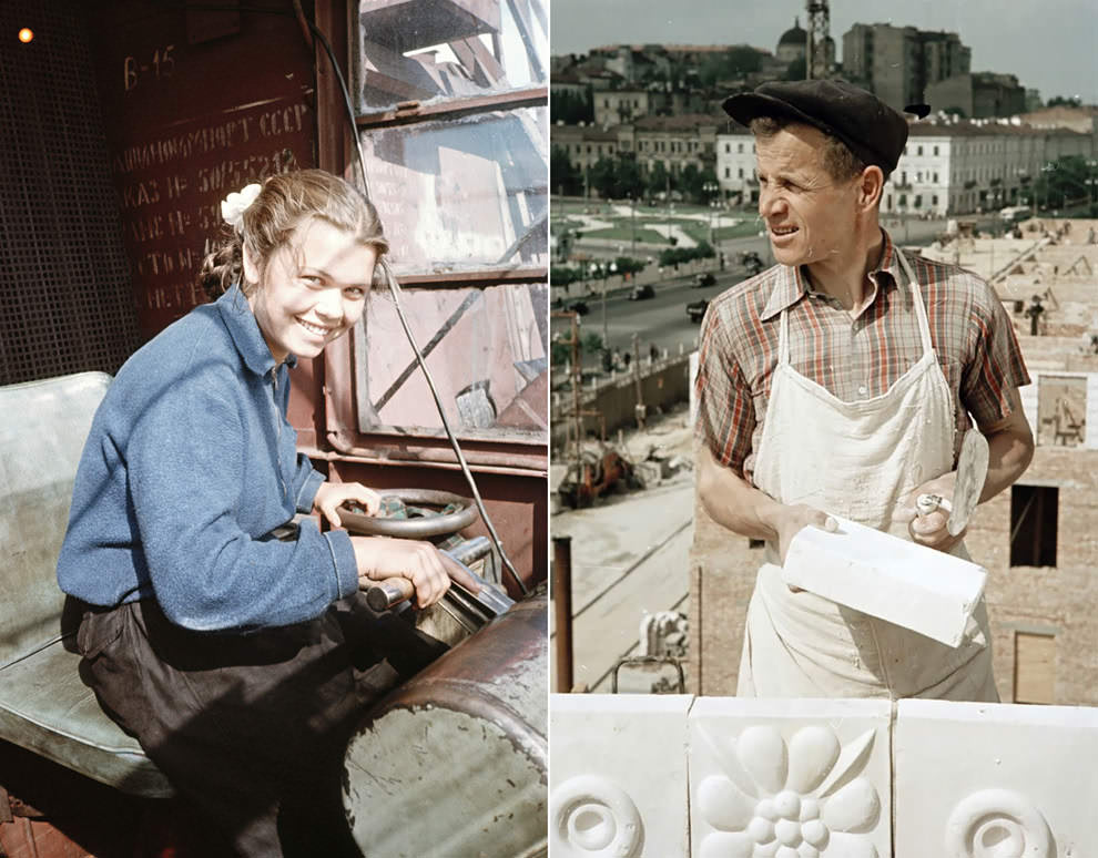 #11 River port in Kazan (on the left) / Kiev (on the right)