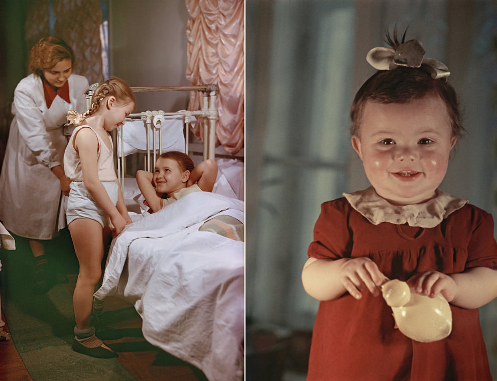 #1 Kindergarten in Ukrainian SSR (on the left)