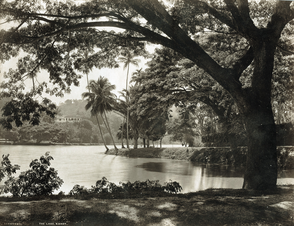 #31 The lake, Kandy, Sri Lanka, 1880s
