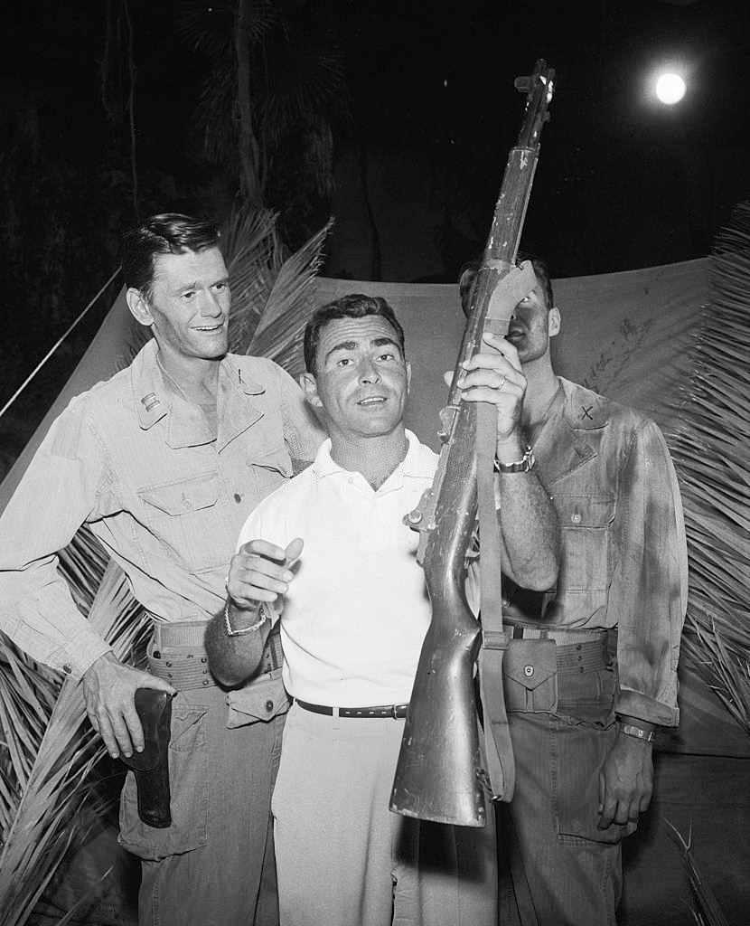 Production shot featuring director Richard Bare of “The Purple Testament”, Season 1, episode 19, 1959.