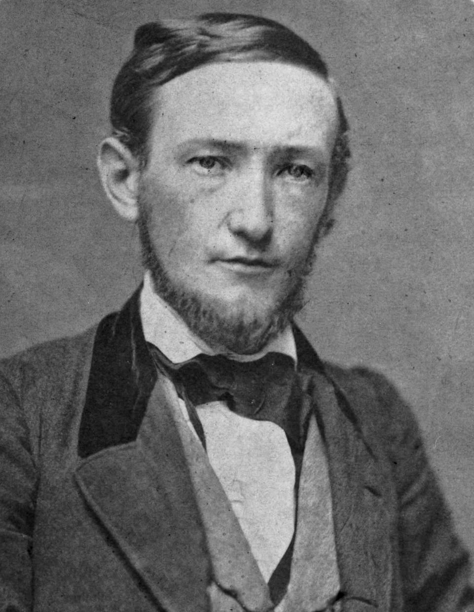 #11 Benjamin Harrison during his college years, circa 1850.