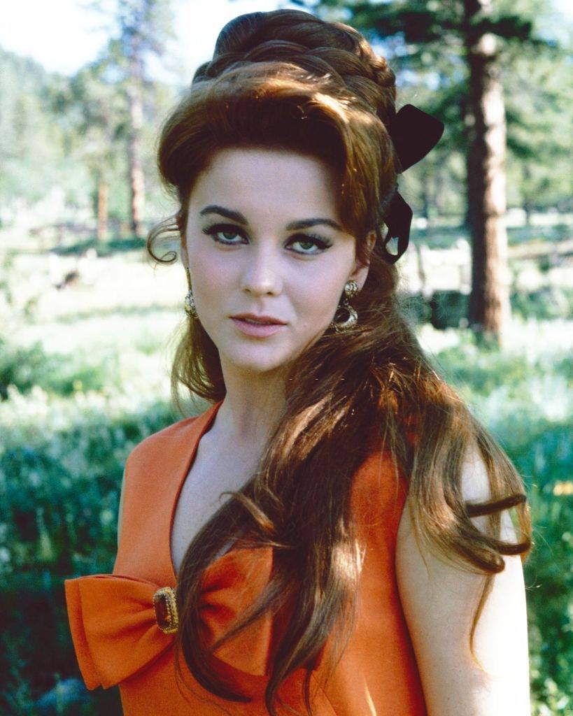 #3 Ann-Margret in an orange dress, 1965.