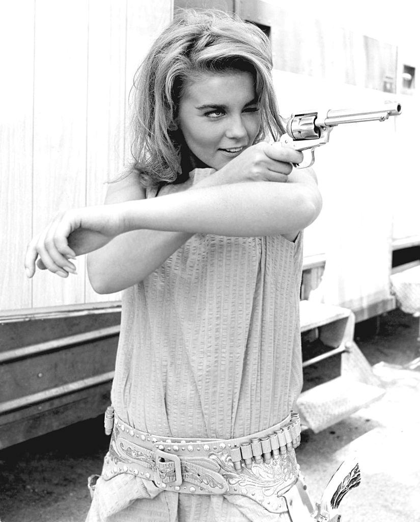 #42 Ann-Margret on the set of Love in Las Vegas, 1964.