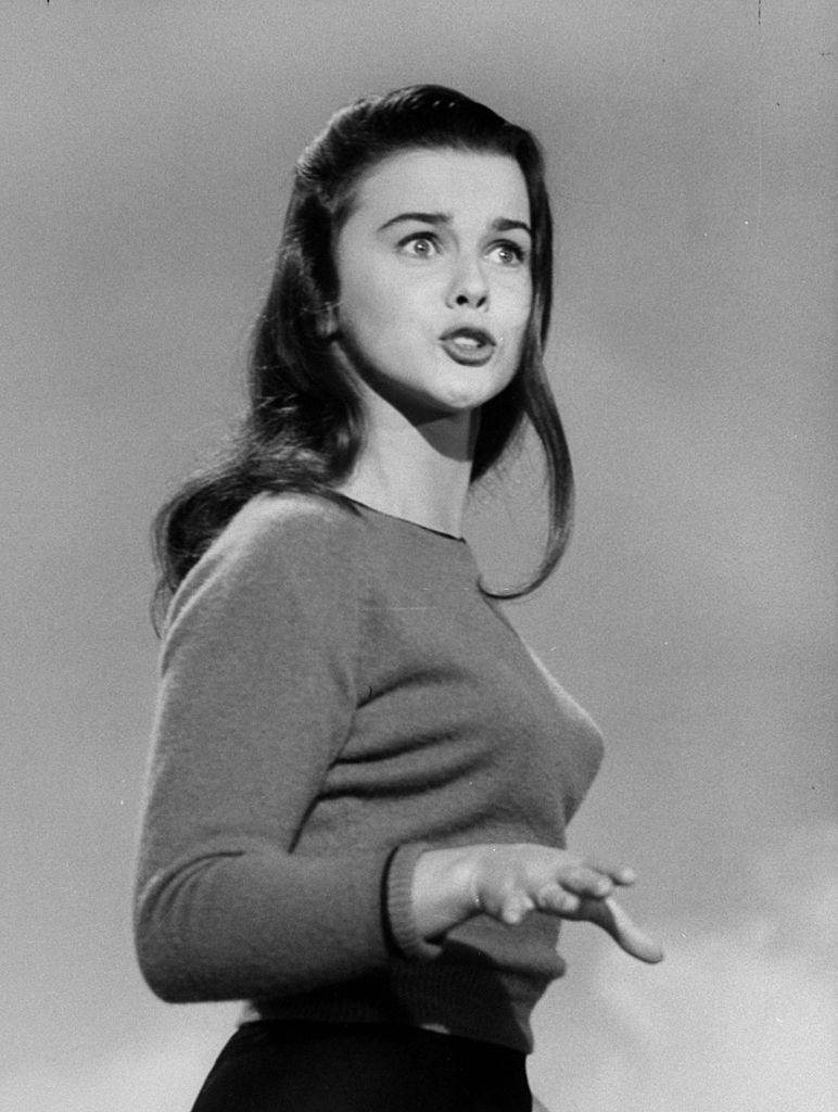 #34 Ann-Margret singing during screen test at 20th Century Fox studios for leading role in the movie State Fair.
