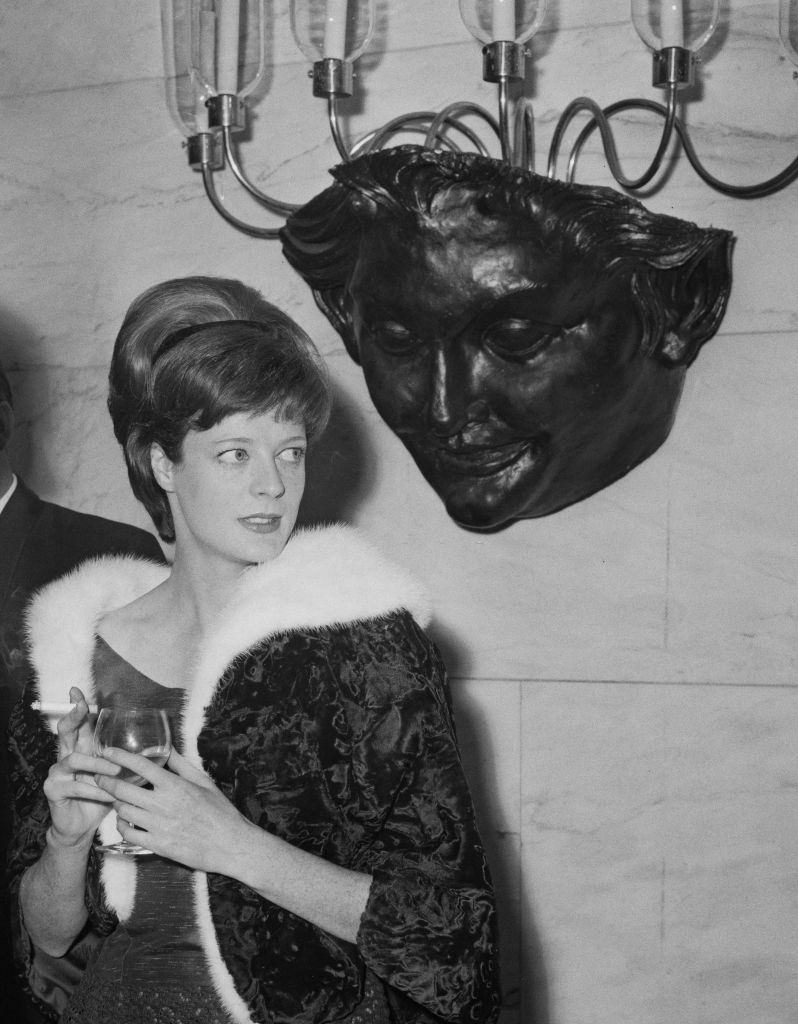 #1 Maggie Smith at the Evening Standard Theatre Awards, London, UK, 29th January 1963.