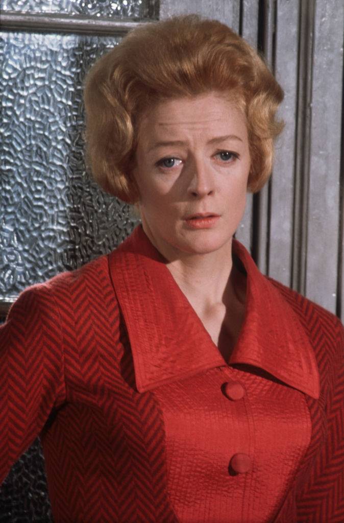 #31 Maggie Smith on the set of the film ‘The Prime of Miss Jean Brodie’, 1969.