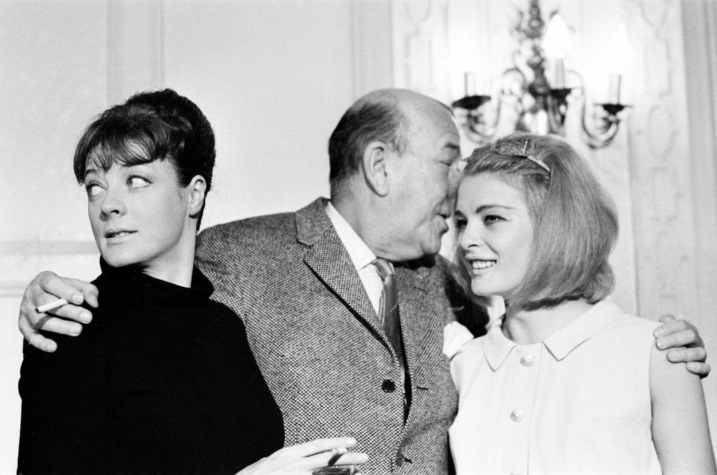 #7 Maggie Smith with Noel Coward and Jan Waters, 1964.
