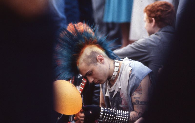 #12 Punk rocker in London, 1985
