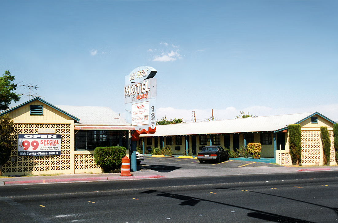 #25 Las Vegas, Fisher, and Star View motels in 1999.