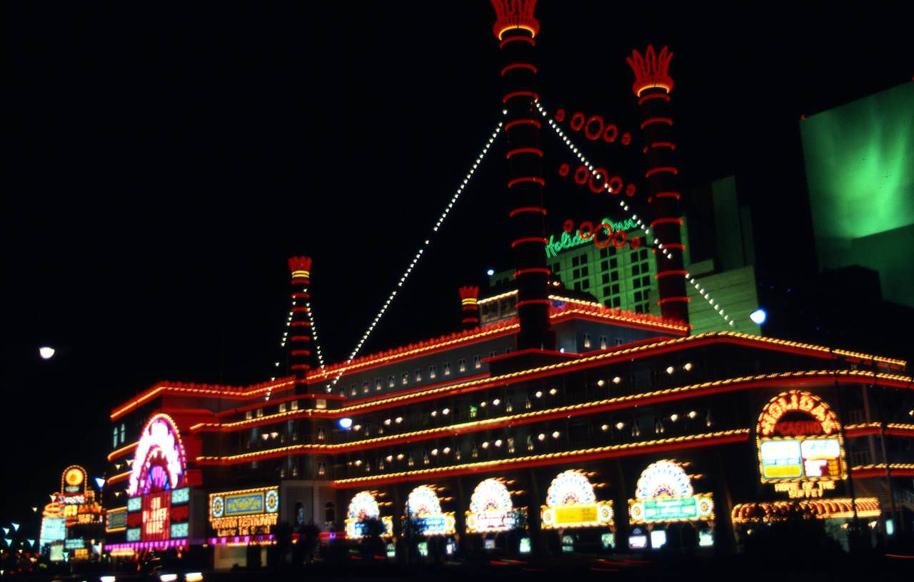 #40 Holiday Casino at night, Las Vegas, 1990